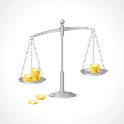 Money scales 400
